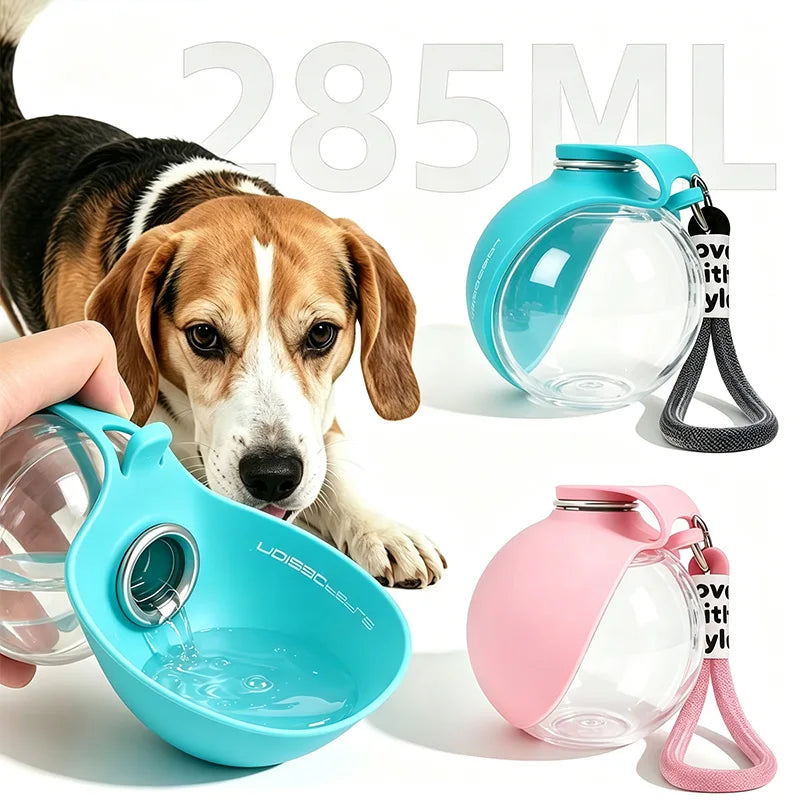 2-In-1 Portable Dog Water Bottle 