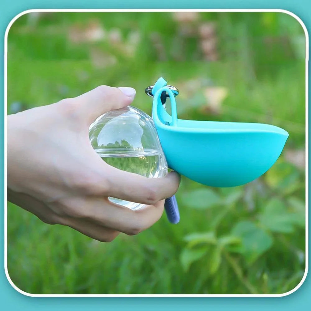 2-In-1 Portable Dog Water Bottle 